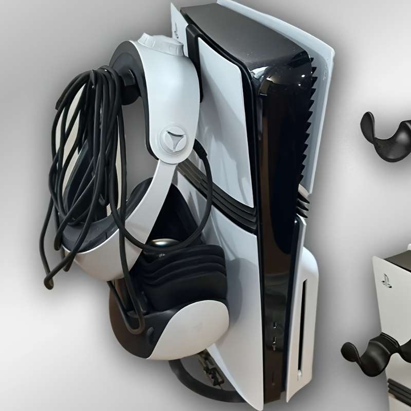 Gaming Console Vr Headset - Kopfhörerhalterung, Hakenhalterung, seitliche Halterung für Spielkonsolen,