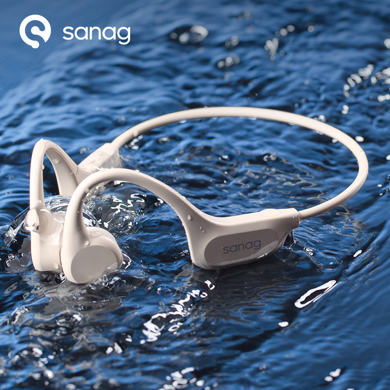 Gaming Console For Your Phone - Sanag B60S IPX8 Schwimm-Bluetooth-Kopfhörer Knochenleitungs-Wireless-Ohrhörer Sport-Radsport-Headset