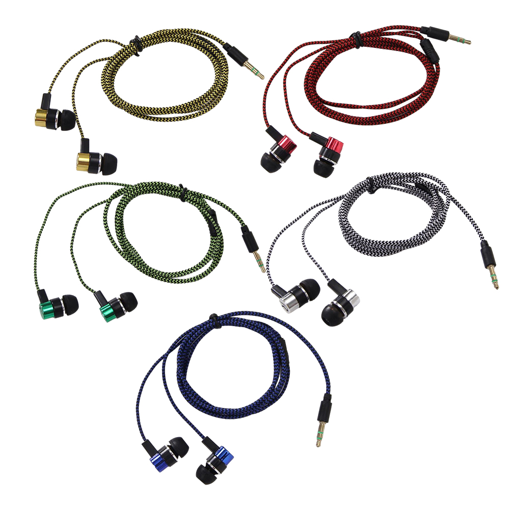 Gaming Headset Wired - 3,5-mm-In-Ear-Kopfhörer mit Kabel, 2 Basic Box,