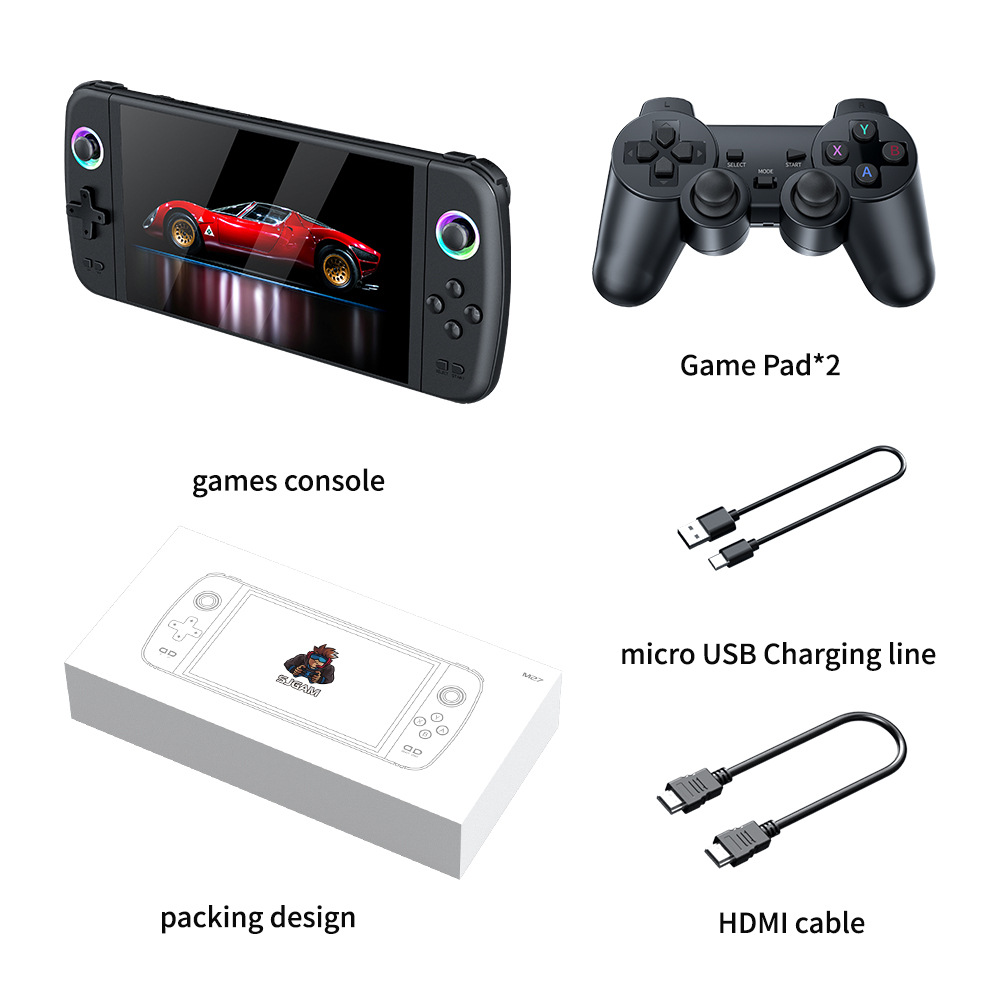 Gaming Console Handheld Best - Meistverkaufte M27 Handheld-Spielkonsole – 7-Zoll Horizontaler