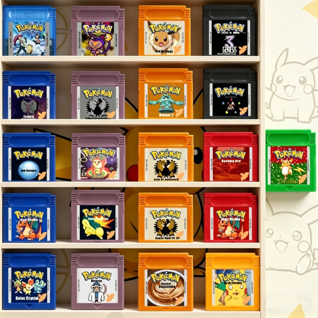 Gaming Console And - GBC Pokemon-Serie Spielmodul Schwarz Weiß Genesis
