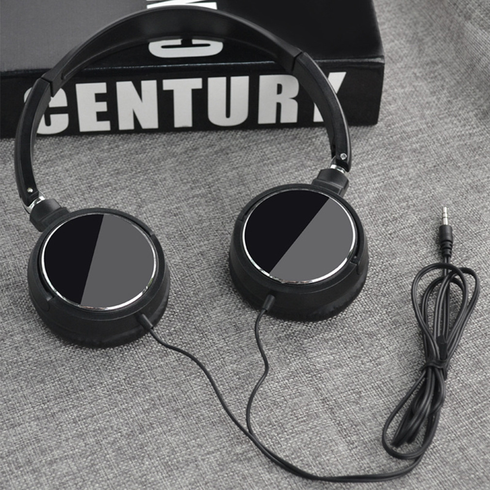 Gaming Headset Wired - Faltbare Geräuschunterdrückende Sport-Kopfhörer Universelle 3,5mm Over-Ear-Kopfhörer