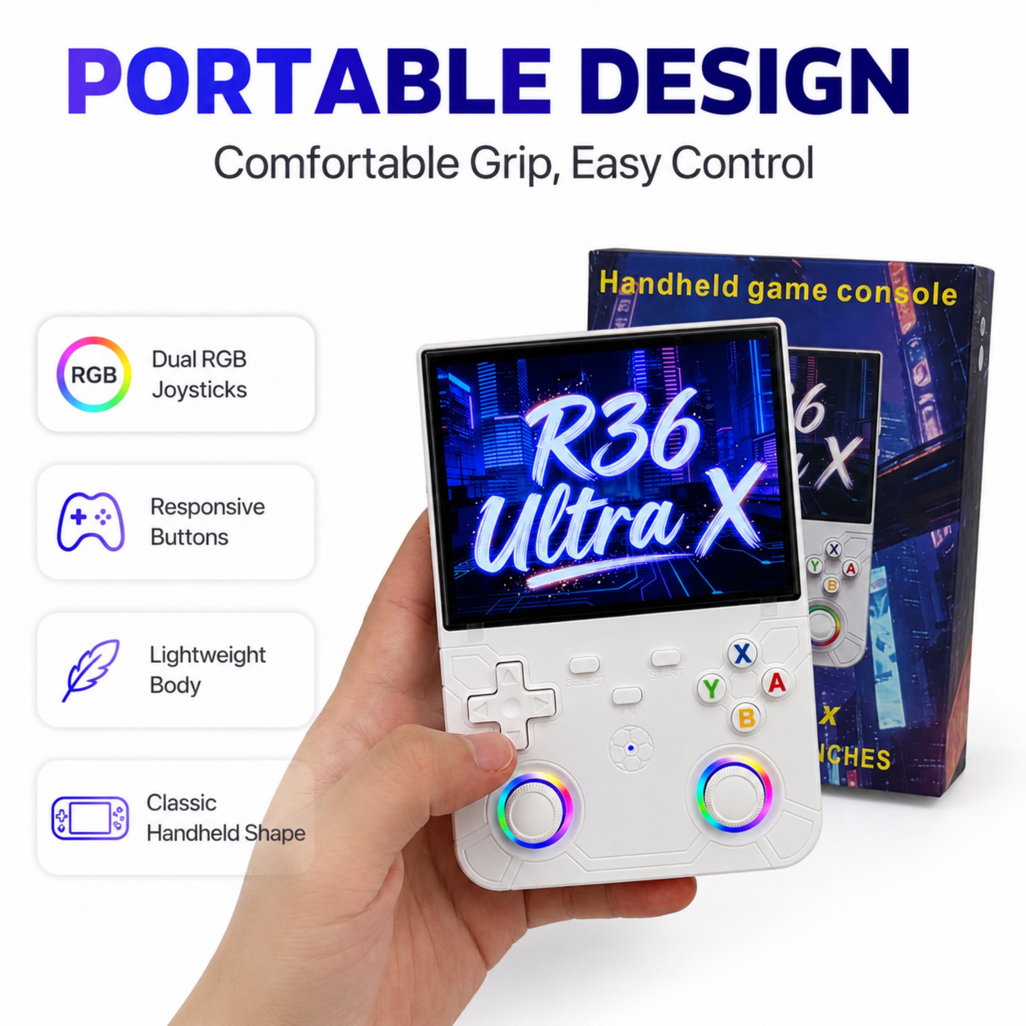 Retro Handheld-Spielkonsole R3 – Gaming Console Linux Bewertung und Preis
